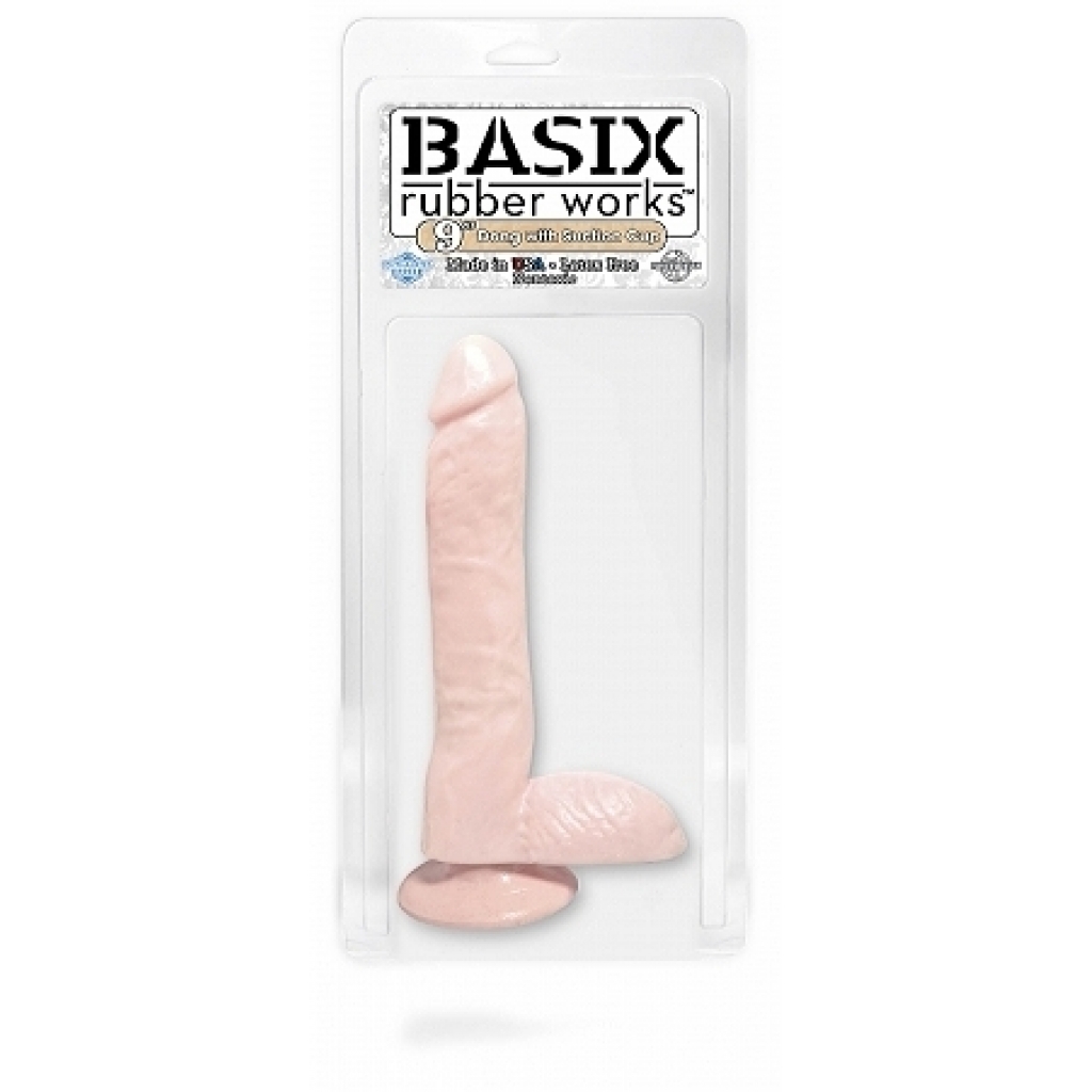 Pipedream Basix: 9 Inches Beige Dong with Suction Cup