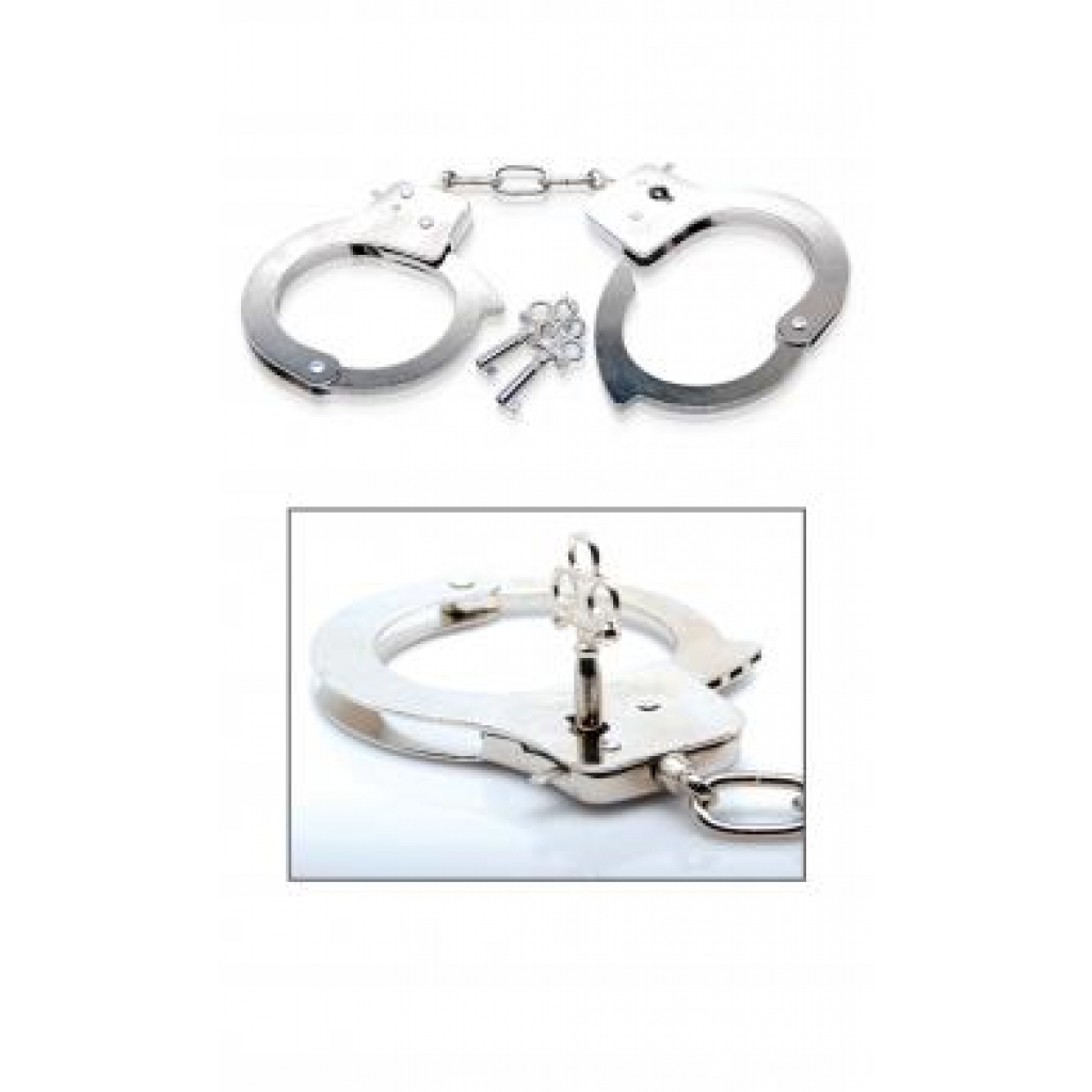 Fetish Fantasy Series Limited Edition Metal Handcuffs - Silver