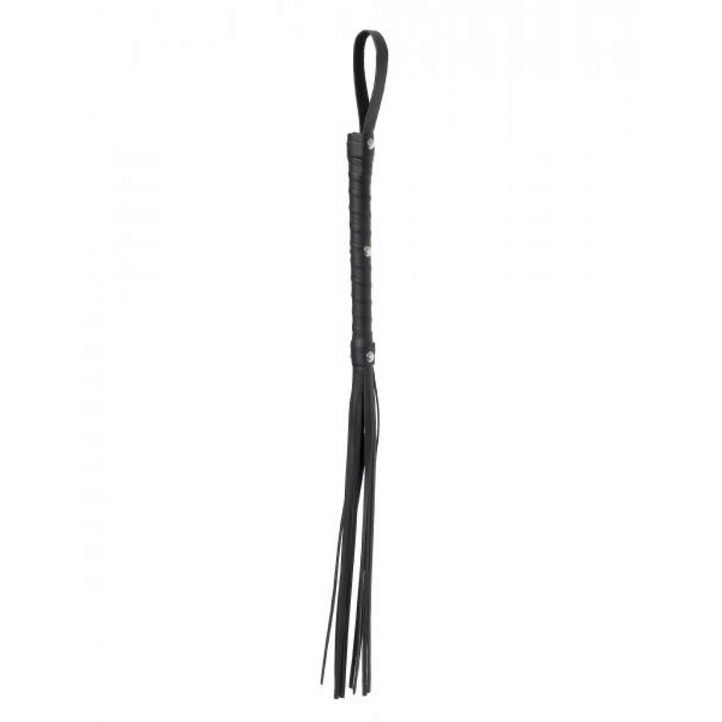 Deluxe Cat O Nine Whip - Black