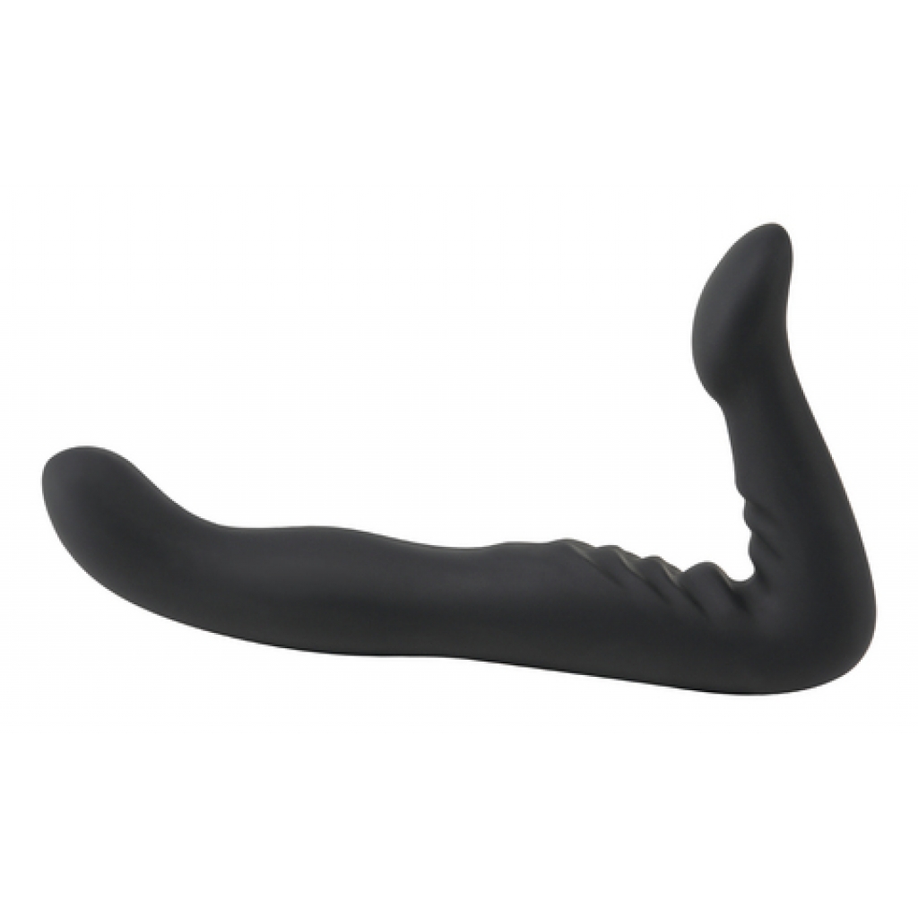 Silicone Strapless Strap-On - Black