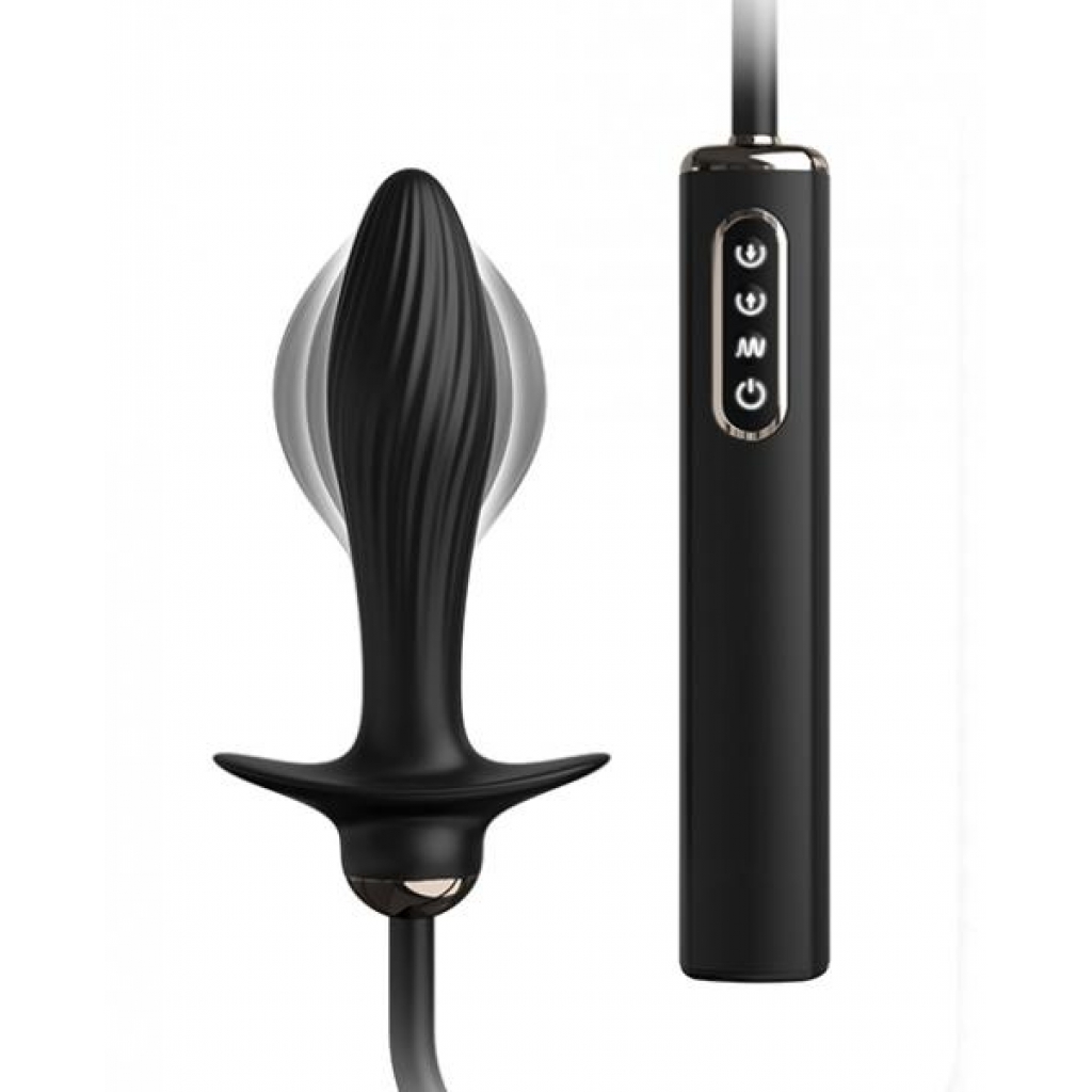 Anal Fantasy Elite Auto-throb Inflatable Plug - Black