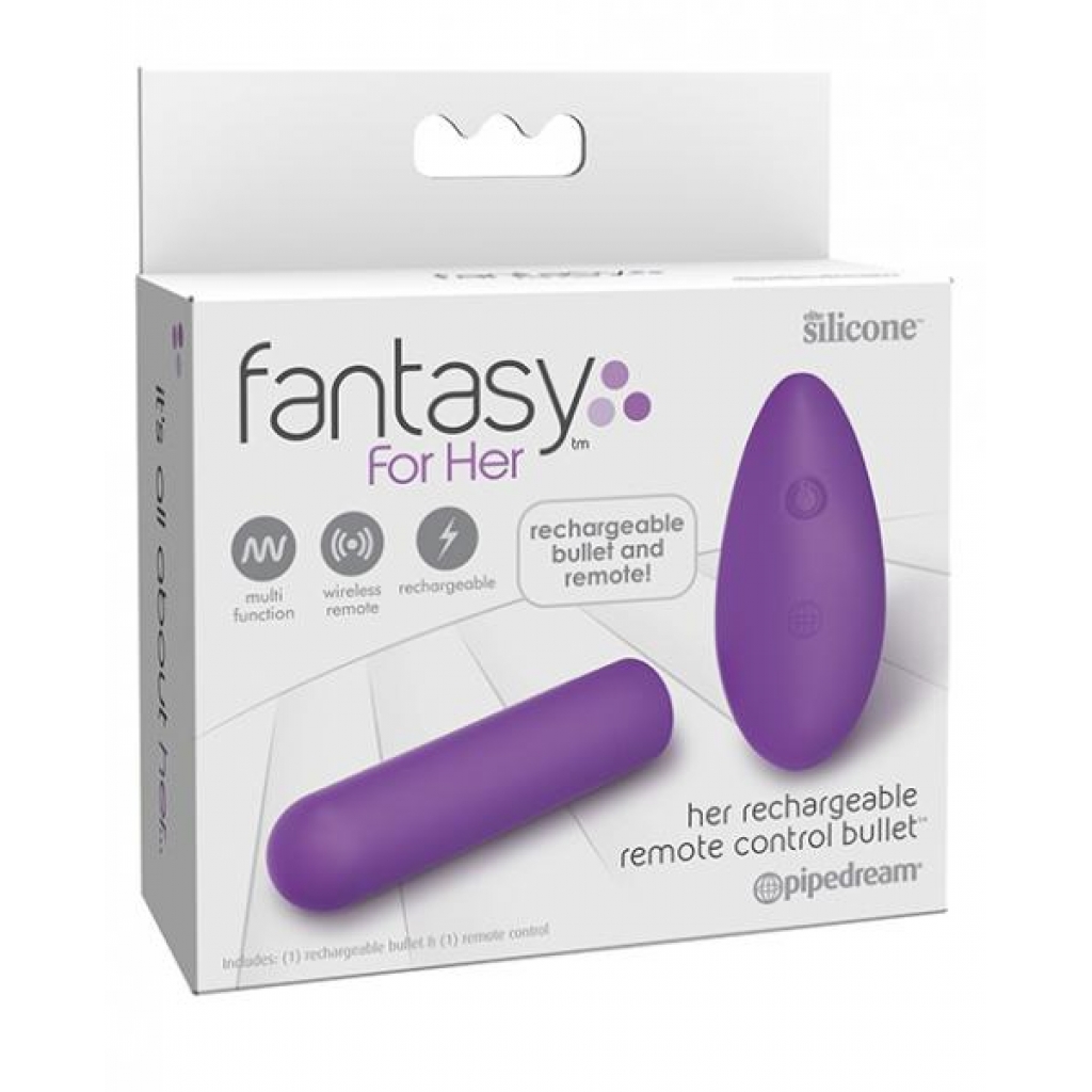 Fantasy For Her Rechargeable Bullet Vibrator - Purple