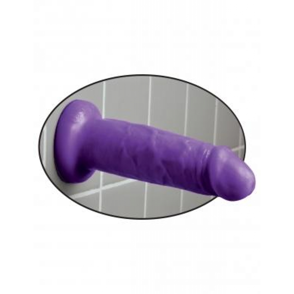 Dillio 6 Inches Insertable Chub Dildo - Purple