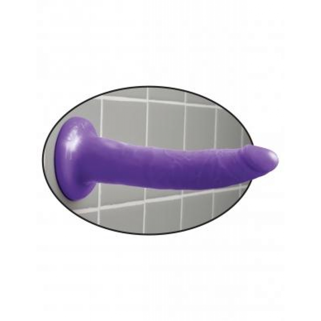 Dillio 7-inch Slim Dildo in Purple