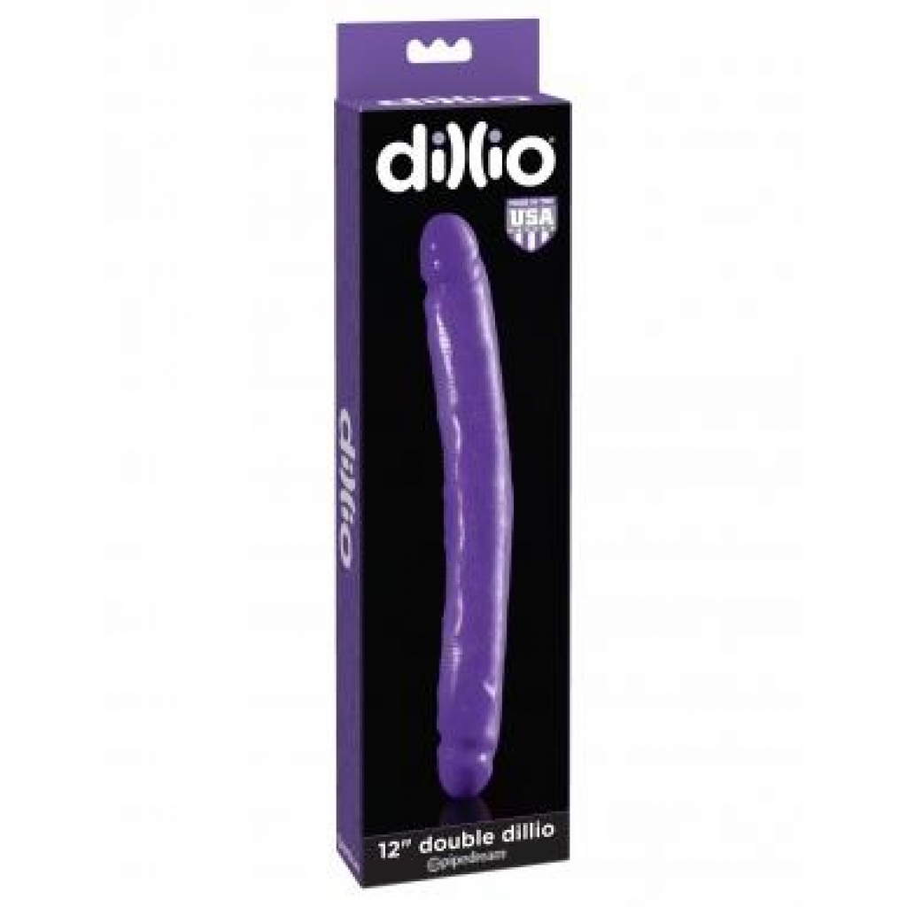 Dillio Purple 12 Inch Double Dong