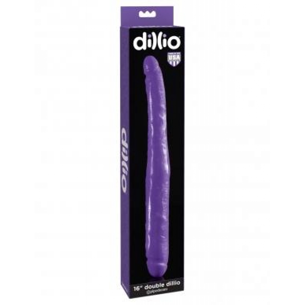 Dillio 16 Inch Double Dong - Purple