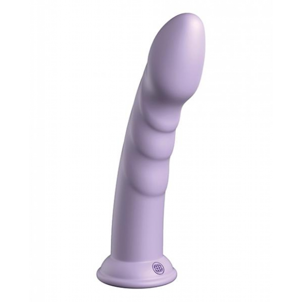 Dillio Platinum 8in Super Eight Silicone Dildo (Purple)