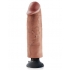 King Cock Vibrating Dildo - 10 Inch Tan