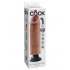 King Cock Vibrating Dildo - 10 Inch Tan