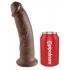 King Cock 9-Inch Dildo - Brown