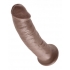 King Cock 9-Inch Dildo - Brown