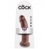 King Cock 9-Inch Dildo - Brown