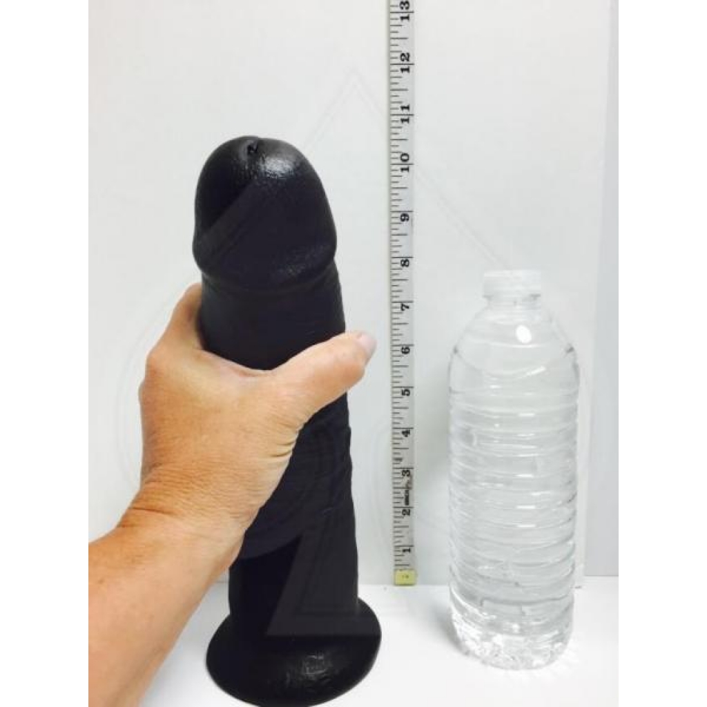 King Cock 10-Inch Realistic Dildo - Black