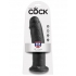 King Cock 10-Inch Realistic Dildo - Black