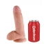 King Cock 7 Inches with Balls - Beige