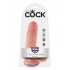 King Cock 7 Inches with Balls - Beige