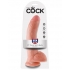 King Cock 9-Inch Dildo with Balls - Beige