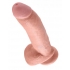 King Cock 9-Inch Dildo with Balls - Beige