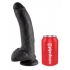 King Cock 9 Inches Black Dildo with Balls