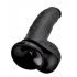 King Cock 9 Inches Black Dildo with Balls