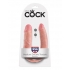 U Shaped Double Trouble Dildo - Medium - Beige