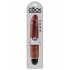 King Cock 10 inches Vibrating Stiffy - Brown