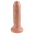 Lifelike 6-Inch Uncut Dildo - Beige