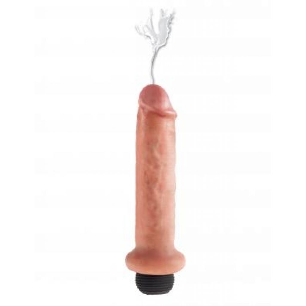 King Cock 7 inches Squirting Dildo - Beige