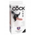 King Cock Strap On Harness with 6 inches Dildo - Beige