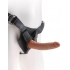 King Cock Strap On Harness with 7 inches Cock - Tan Beige