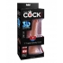 King Cock Plus 7 In Triple Density Cock Tan