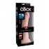 King Cock Elite 8-Inch Triple Density Dildo - Beige