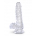 King Cock Clear 6 inches Cock with Balls