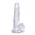 King Cock Clear 7 inches Cock with Balls