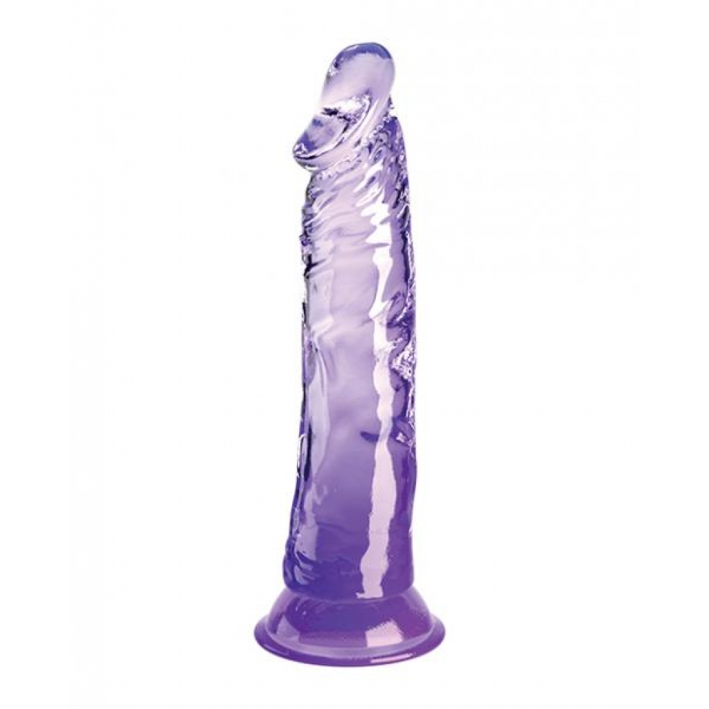 King Cock Clear 8-Inch Pink Dildo