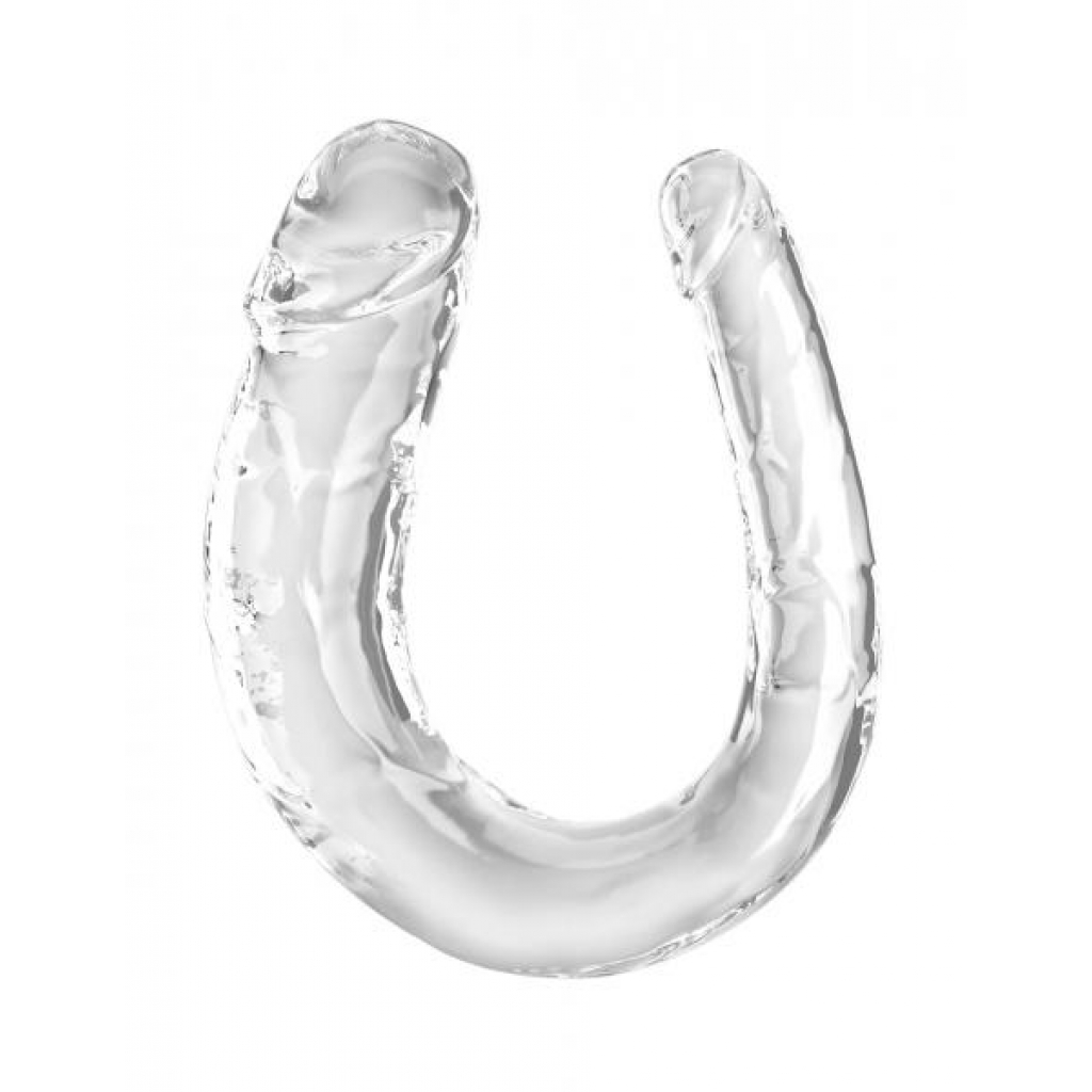 King Cock Clear Medium Double Trouble Dildo