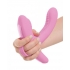 Threesome Rock N' Grind Silicone Vibrator - Pink