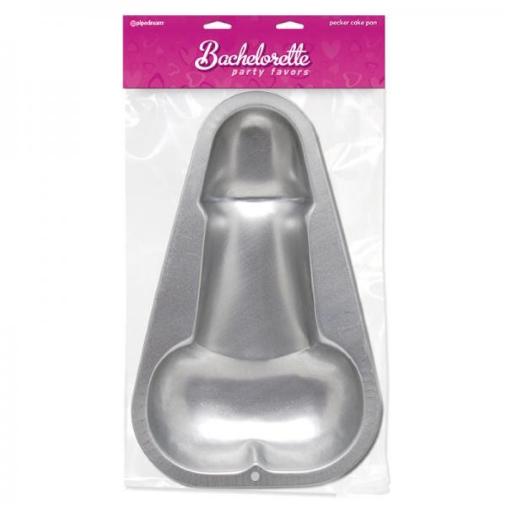 Pecker Cake Pan - Silver