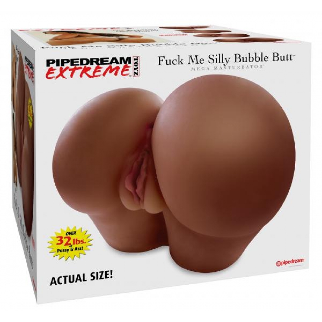 32 lbs F*ck Me Silly Bubble Butt - Realistic Masturbator Brown