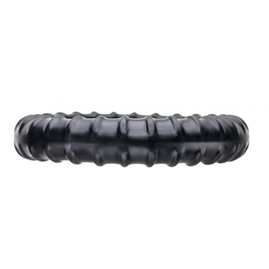 Ribbed Ring - Ice Black