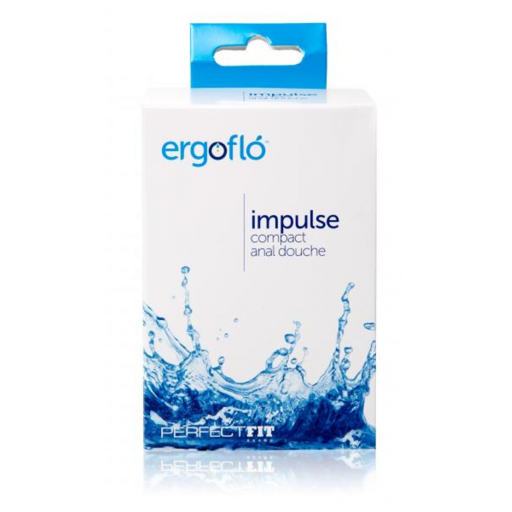 Ergoflo Impulse - Compact Black Anal Douche