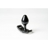 Strap-On Master Butt Plug - Small Black