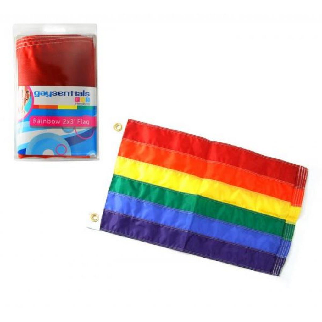 Gaysentials Rainbow Flag 2' x 3'