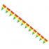 Gaysentials Rainbow Striped Pennants Decoration 12 Feet – Multi-Color