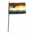 Gaysentials Bear Stick Hand Held Flag - Multi-Color 4 inches by 6 inches