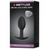 Pretty Love 3.34 Silicone Anal Plug - Black