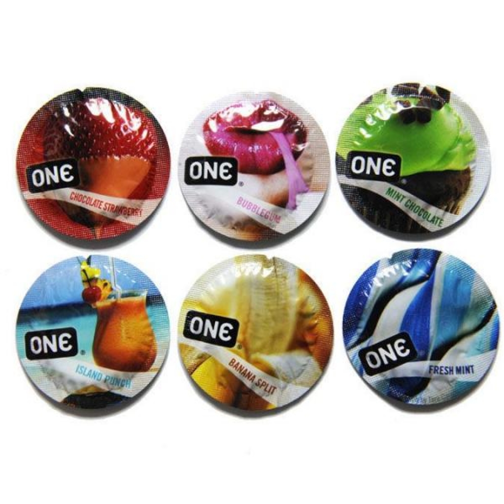 One Flavor Waves Condom Bowl - 100pc