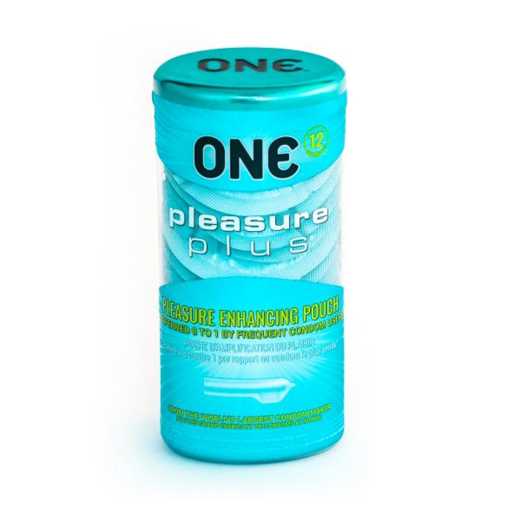 One Pleasure Plus - 12 Pack Latex Condoms