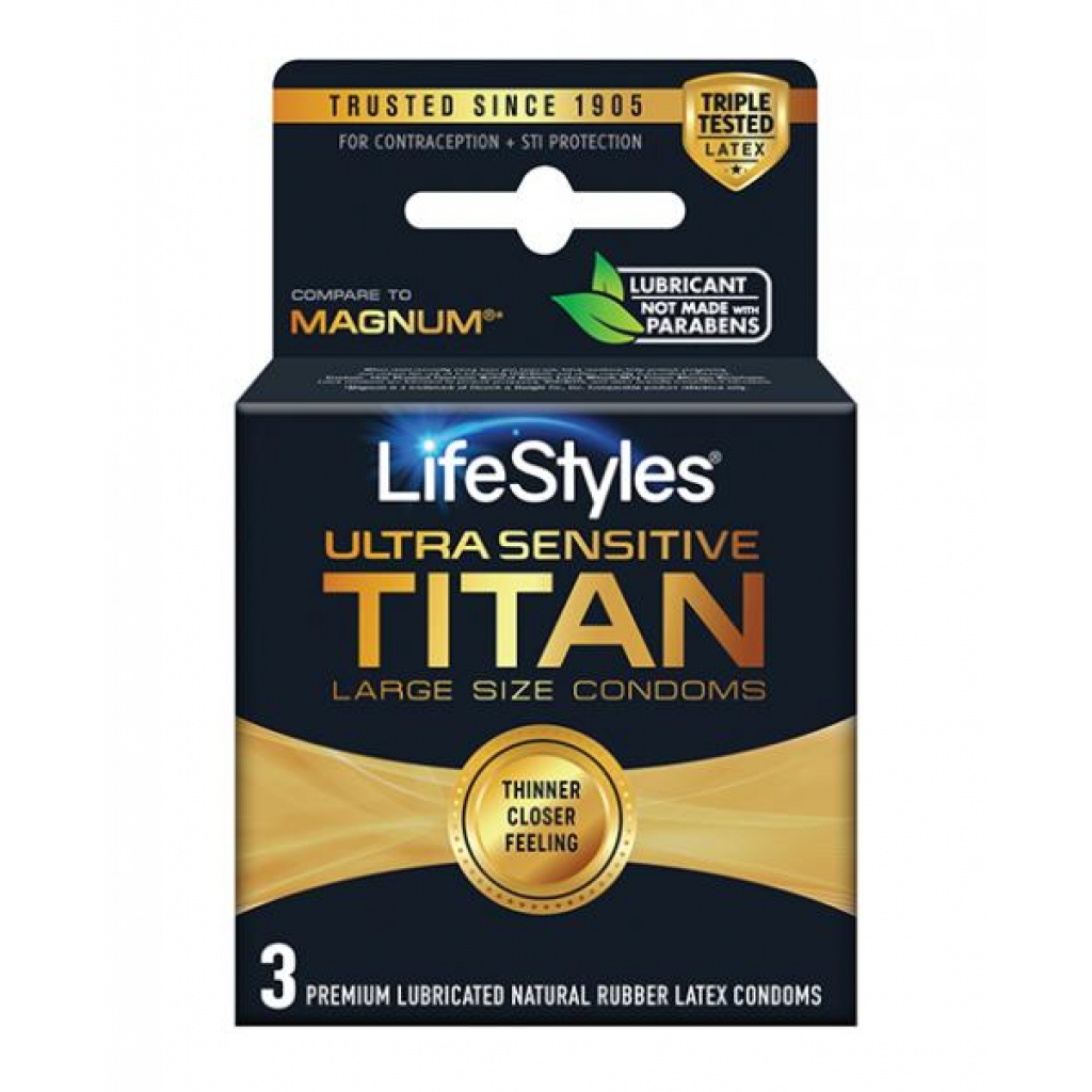 Lifestyle Ultra Sensitive Titan - 3pk