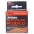 LifeStyles Ribbed Pleasure Lubricated Condoms - 3 Pack